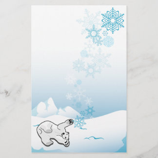 Papeterie d'ours blanc