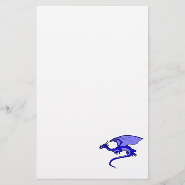 Papeterie Dragon bleu (Devant)