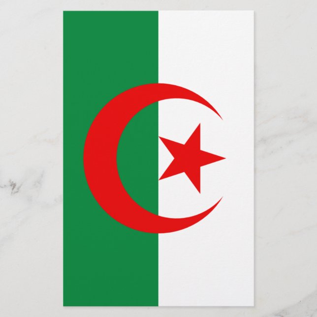 Papeterie drapeau algérien (Devant)