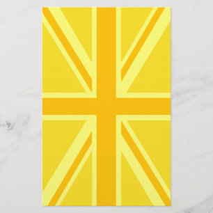 Papeterie Drapeau britannique Union Jack très jaune