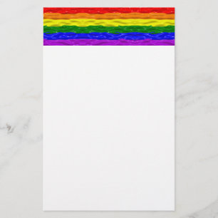 Papeterie Drapeau de fierté de SlipperyJoe's vernis liquide