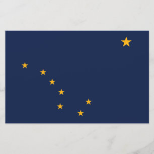 Papeterie Drapeau de l'Alaska