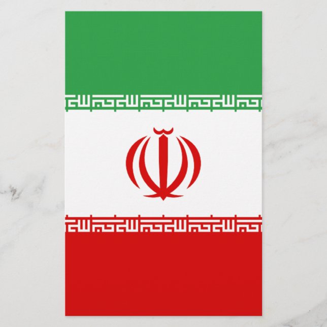 Papeterie Drapeau de l'Iran (Devant)