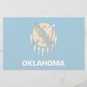 Papeterie Drapeau de l'Oklahoma