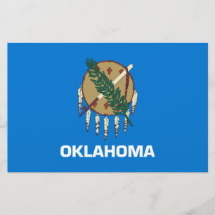 Papeterie Drapeau d'État de l'Oklahoma