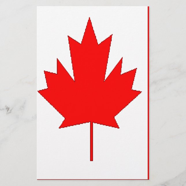 Papeterie Drapeau du Canada (Devant)