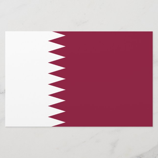 Papeterie Drapeau du Qatar (Devant)