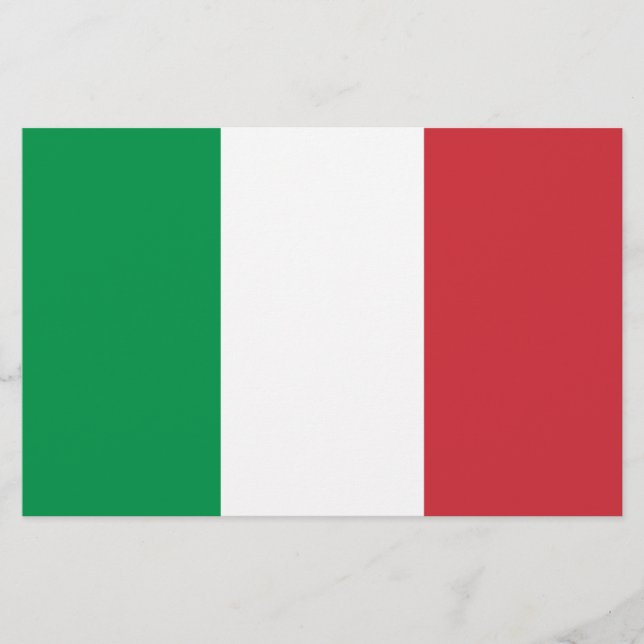 Papeterie Drapeau italien (Devant)