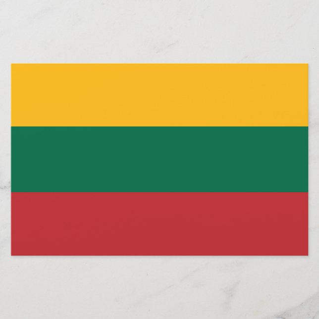 Papeterie Drapeau lituanien (Devant)