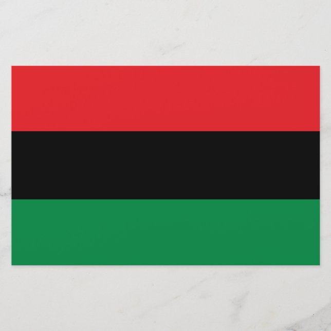Papeterie Drapeau panafricain (Devant)