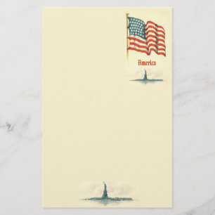 Papeterie Drapeau vintage américain