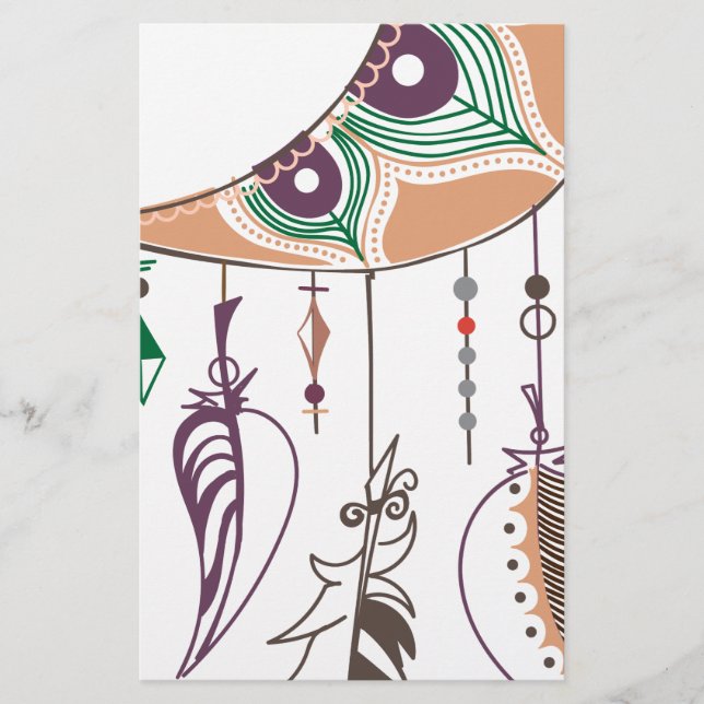 Papeterie Dreamcatcher de Boho (Devant)