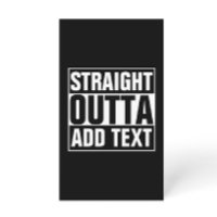 DROIT OUTTA - ajoutez votre texte ici/créez votre