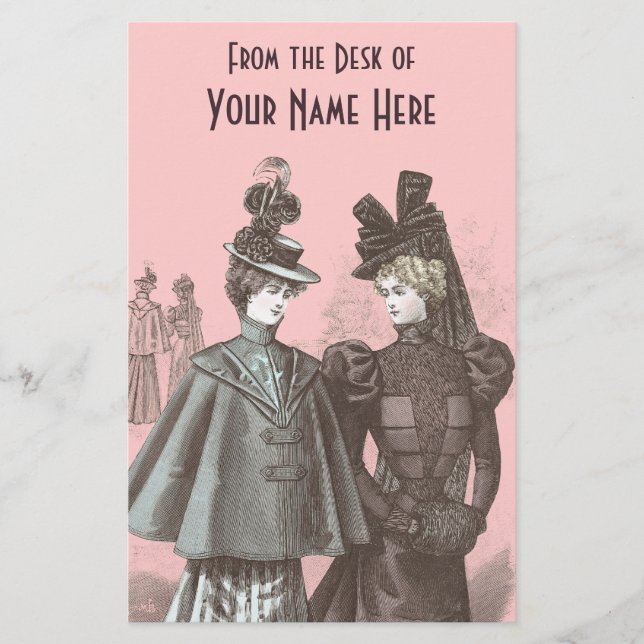 Papeterie Du bureau de stationnaire - Victorians élégants (Devant)