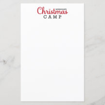Papeterie du camp de Noël | STATIONNAIRE DE NOËL