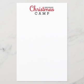 Papeterie du camp de Noël | STATIONNAIRE DE NOËL
