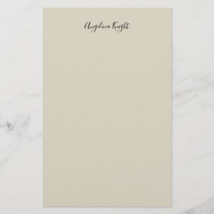 Papeterie Écriture manuscrite élégante stylée chic simple