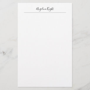 Papeterie Écriture manuscrite élégante stylée tendance uniqu