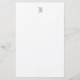 Papeterie Editable formelle de toile de monogramme