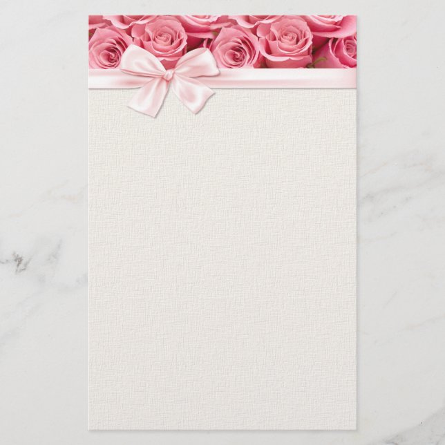 Papeterie Élégance rose 2 (Devant)
