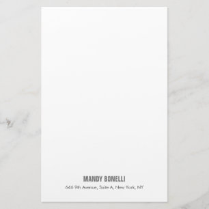 Papeterie Élégant professionnel minimaliste moderne ajouter 