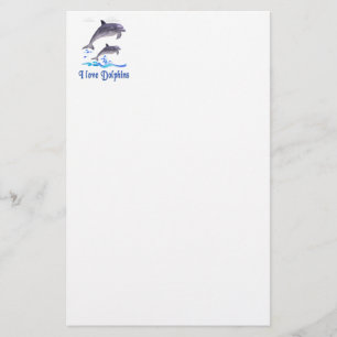 Papeterie Eléments dauphins
