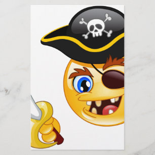 Papeterie emoji pirate