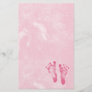 Papeterie Empreintes de pas mignonnes de bébé