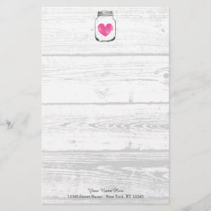 Papeterie en bois rustique de mariage campagnard