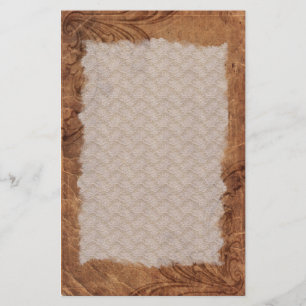 Papeterie en cuir avec embrayage