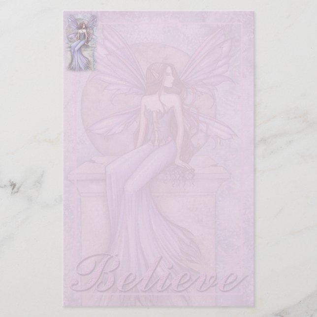 Papeterie Fairy Stational 'Believe' par Molly Harrison (Devant)