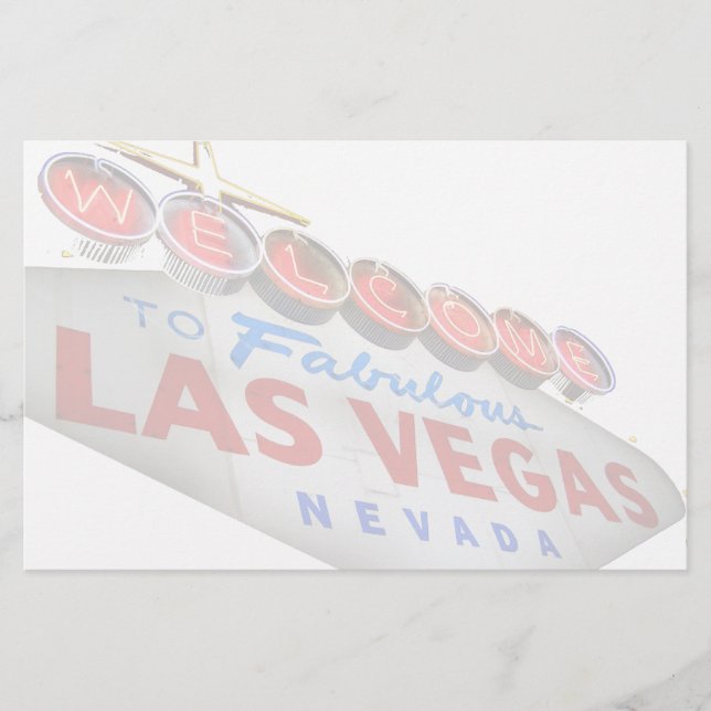 Papeterie Faites bon accueil à Las Vegas fabuleux à la (Devant)