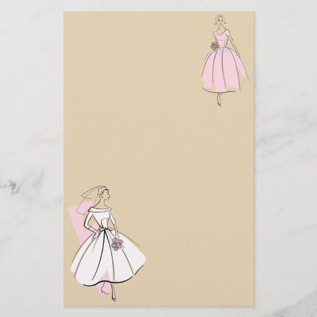 Papeterie Fashion Bride Neutral Group (Devant)