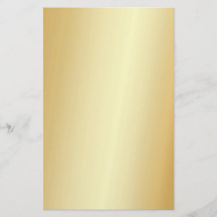 Papeterie Faux Gold Elegant Blank Modern Modèle Custom