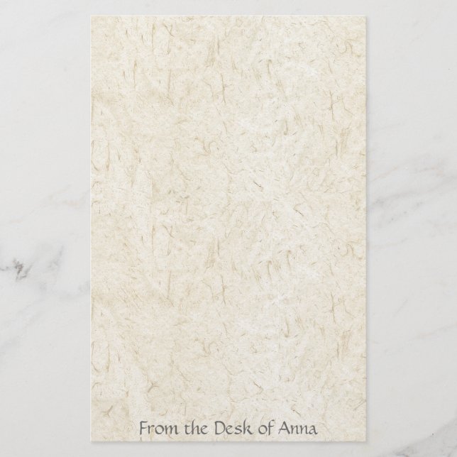 Papeterie Faux Manuscrit en papier fait main (Devant)