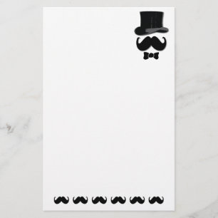 Papeterie Feuille de papier moustache