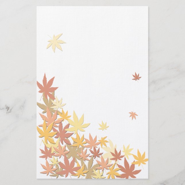 Papeterie feuille d'érable (Devant)