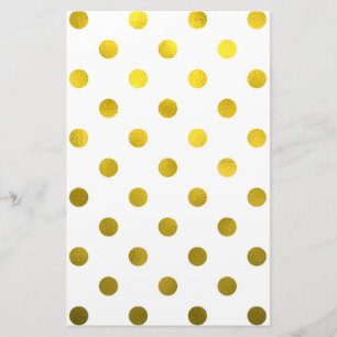 Papeterie Feuilles d'or Faux métalliques Foil Grand Polka P