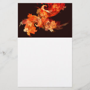 Papeterie Feux de danse Stationery d'art Abstrait