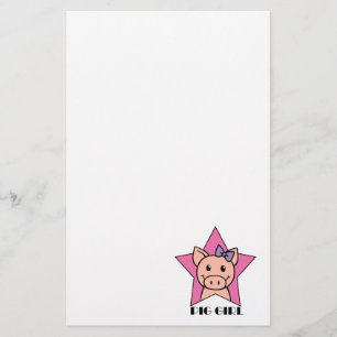 Papeterie Fille de porc