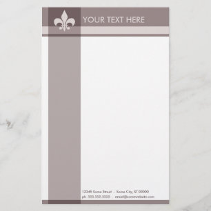 Papeterie fleur de lis
