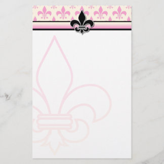 Papeterie Fleur de Lis Design fixe