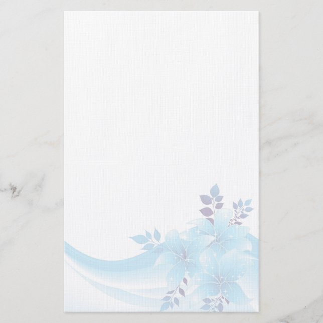Papeterie Fleurs Bleues (Devant)