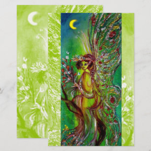 Papeterie FLEURS DE DÉTENTE DE FAIRY VERT EN Imaginaire LUMI