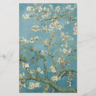 Papeterie Fleurs Gogh Branches Fleurs d'Amandier Nature