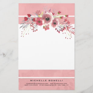 Papeterie Fleurs professionnelles minimalistes modernes Femi
