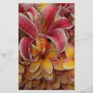 Papeterie Fleurs tropicales