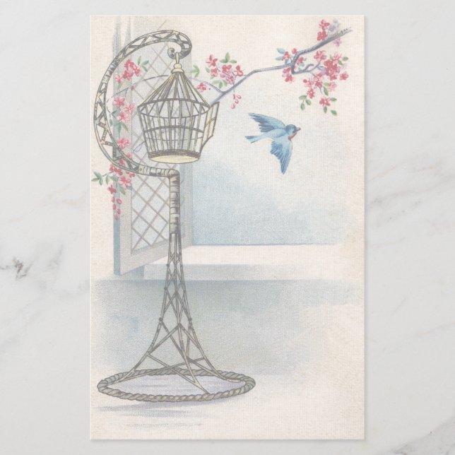 Papeterie florale vintage de Pâques (Devant)