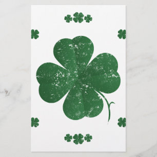 Papeterie Four Leaf Clovers - style vintage