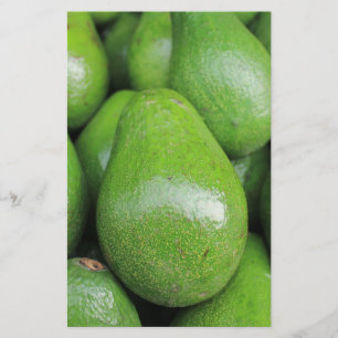 Papeterie Fruits d'avocats frais et verts